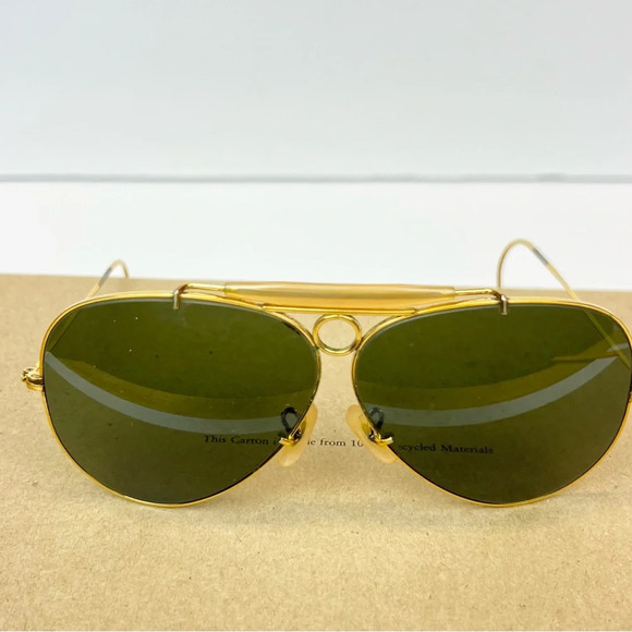 Vintage B&L USA Ray Ban Shooter mit Sportbügel - Picture 6 of 10